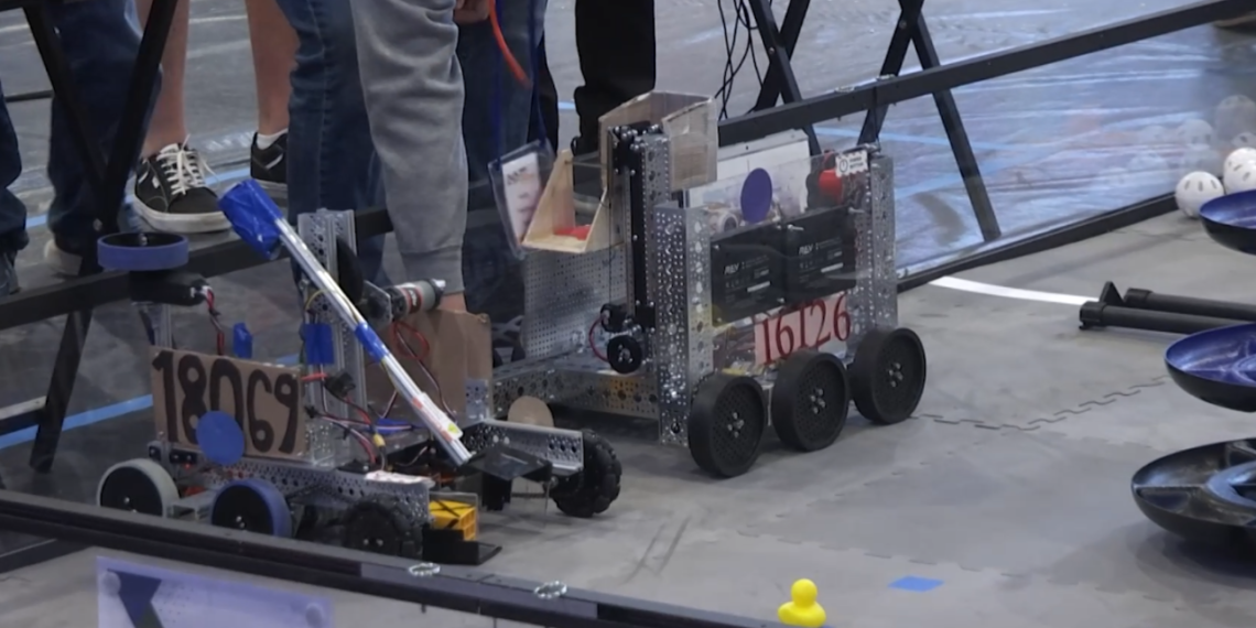 SC middle, high school robotics teams compete in ‘Freight Frenzy’ challenge at Military Magnet Academy