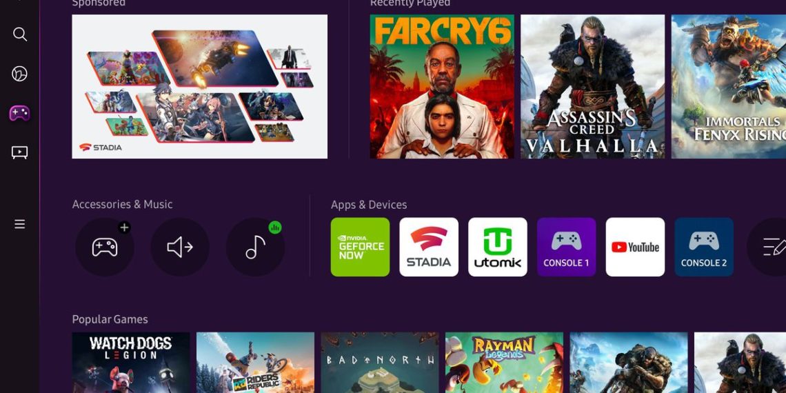 Samsung’s new 2022 TVs bring Nvidia GeForce Now and Google Stadia gaming
