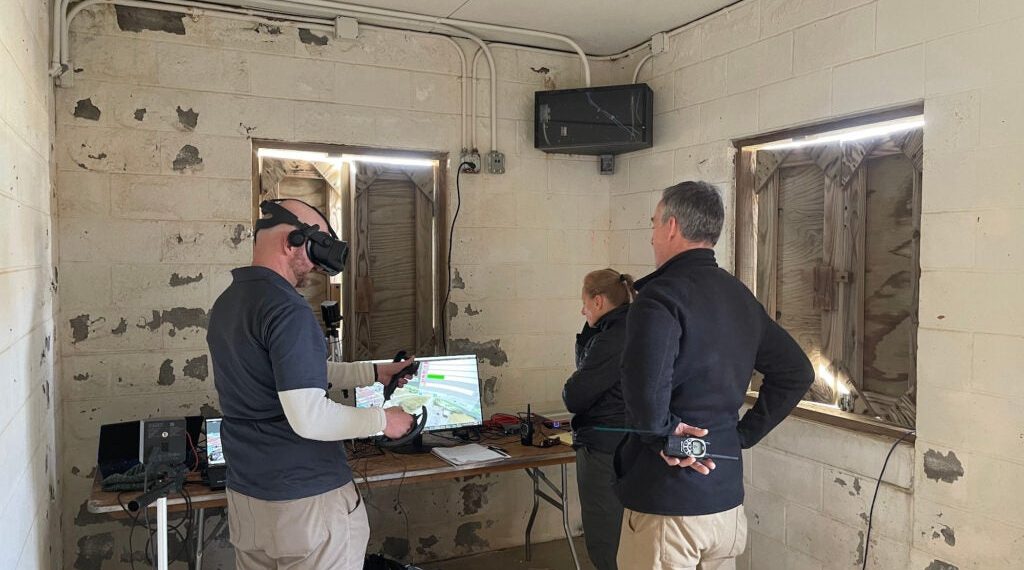 How one person can control a swarm of 130 robots