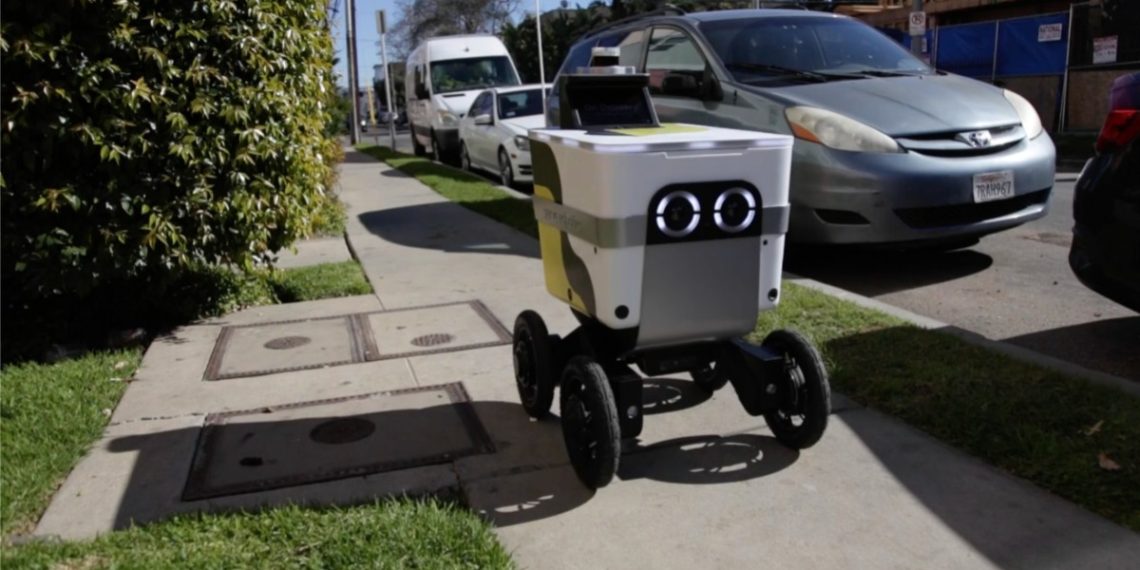 Here’s a look at the robots making mostly autonomous Uber Eats deliveries in Hollywood