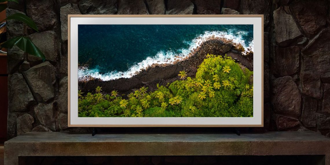 Samsung’s latest Frame TVs have a matte screen that looks and feels more like real art