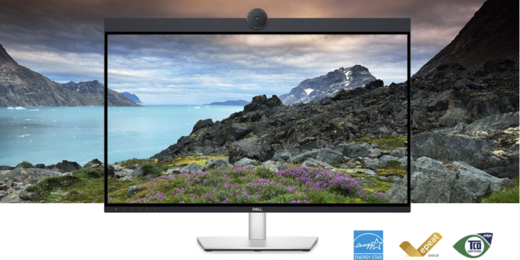 Dell’s videoconferencing monitor has a 4K webcam, USB-C hub, and more