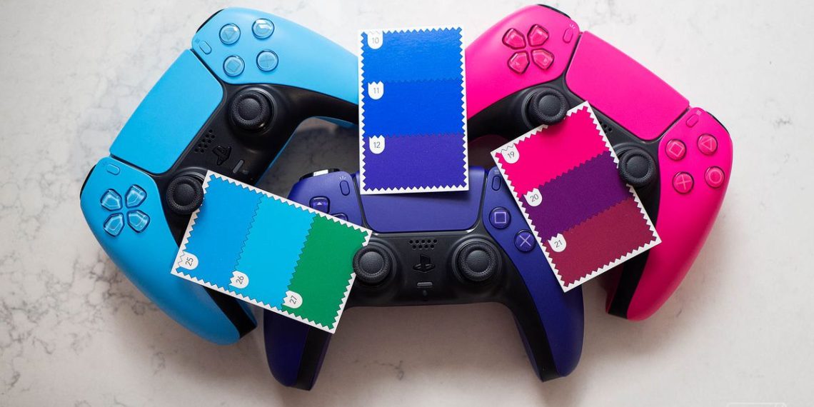 Sony’s colorful DualSense controllers harmonize with my color palette