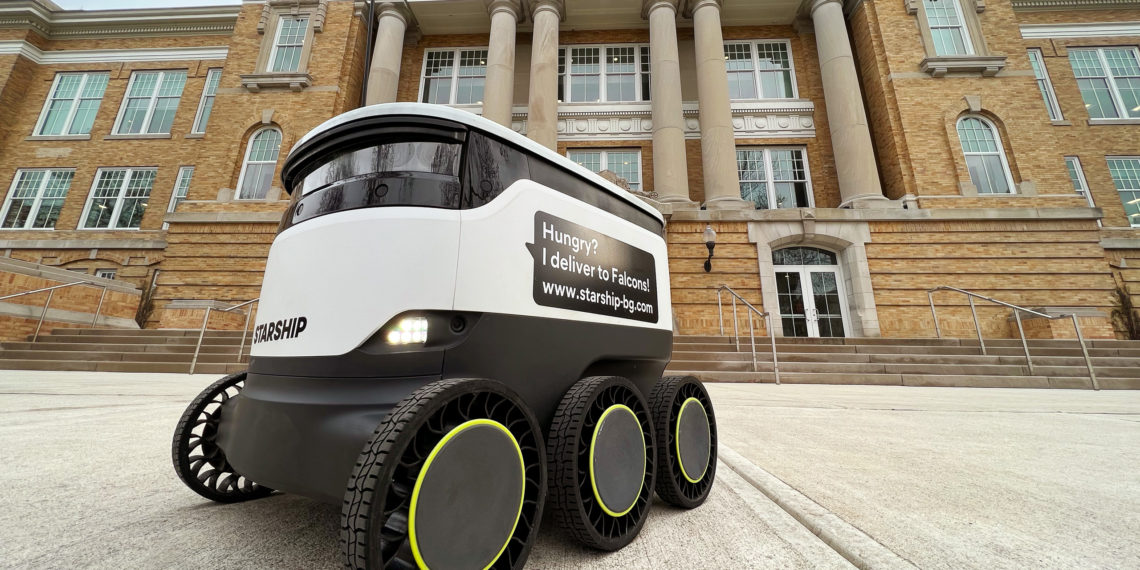 Goodyear testing airless tires for autonomous delivery robots