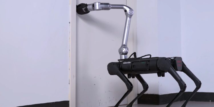 Unitree quadruped robots get a helping hand – a whole arm, in fact