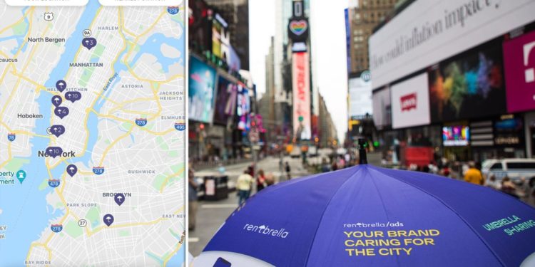 Startup Rentbrella launches umbrella-sharing app in NYC