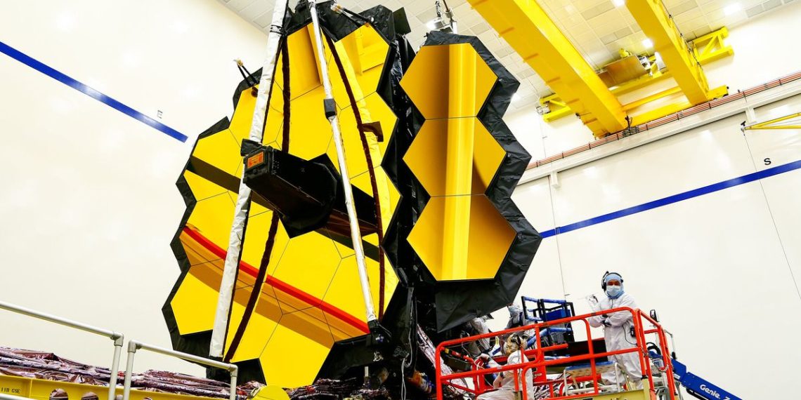 The James Webb Space Telescope finishes unfolding its primary mirror, concluding major deployments