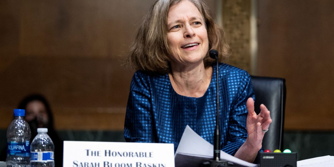 GOP senator grills Biden Federal Reserve nominee Sarah Bloom Raskin