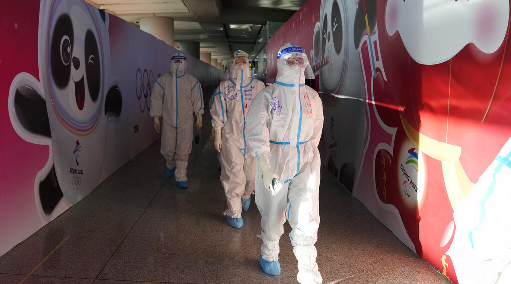 China takes COVID sports routine to new extreme