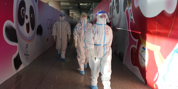 China takes COVID sports routine to new extreme