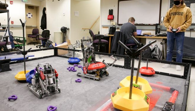 Purdue’s robotics teams dominate, often facing each other in finals