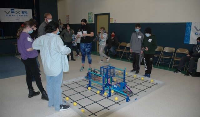 Great Brook School Robotics Teams Place at First Competition