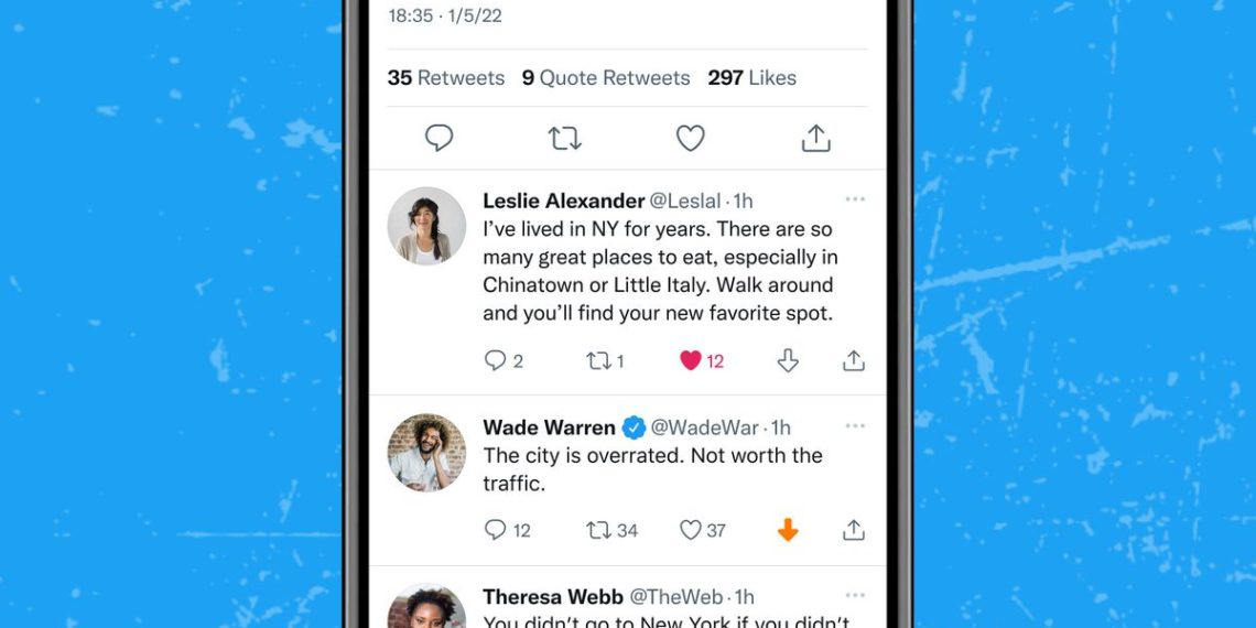 Twitter expands downvote test worldwide