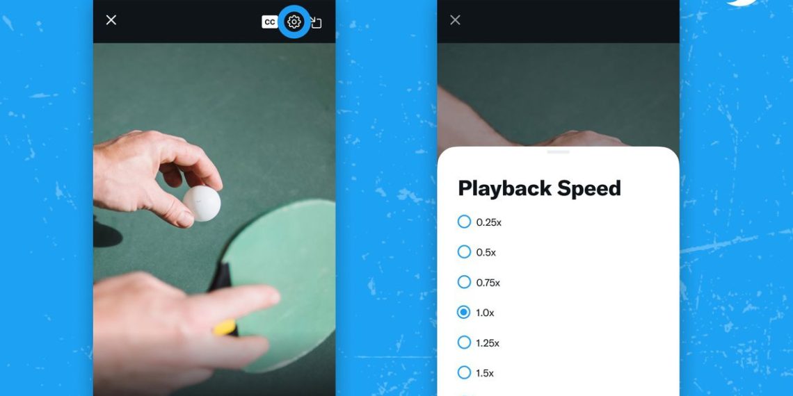 Twitter finally agrees that 1x is not the only speed for watching a video