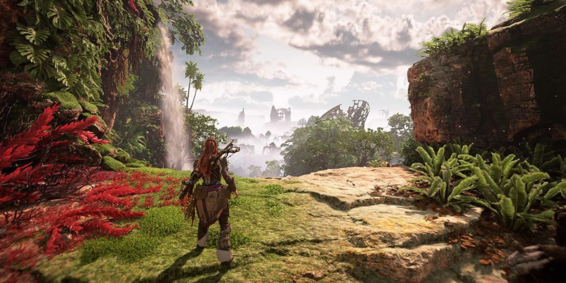 Horizon Forbidden West plays just fine on a PS4