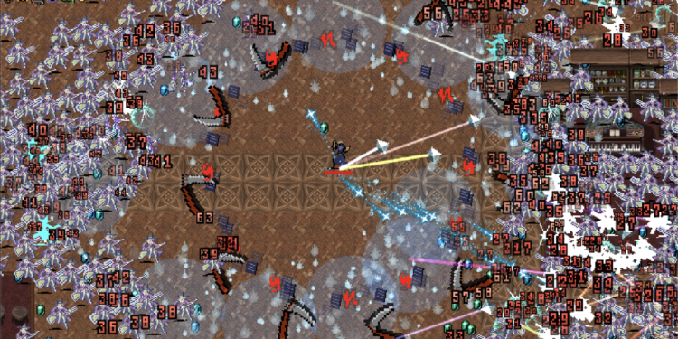 Slaying monsters in Vampire Survivors is like walking through a casino