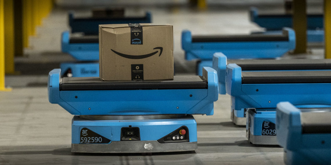 How does Amazon robotics center work? See inside CA site
