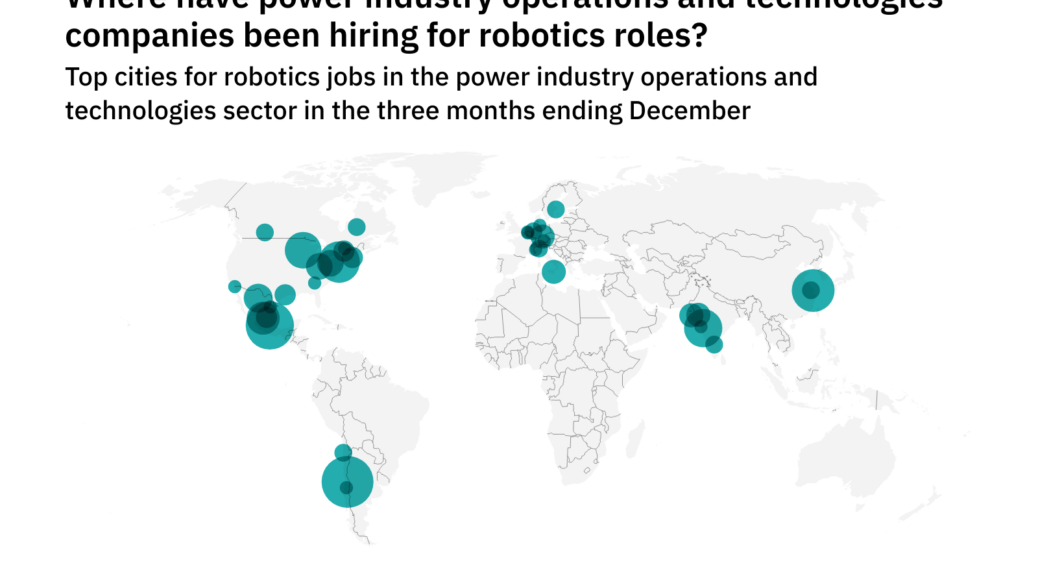 North America is seeing a hiring boom in power industry robotics roles
