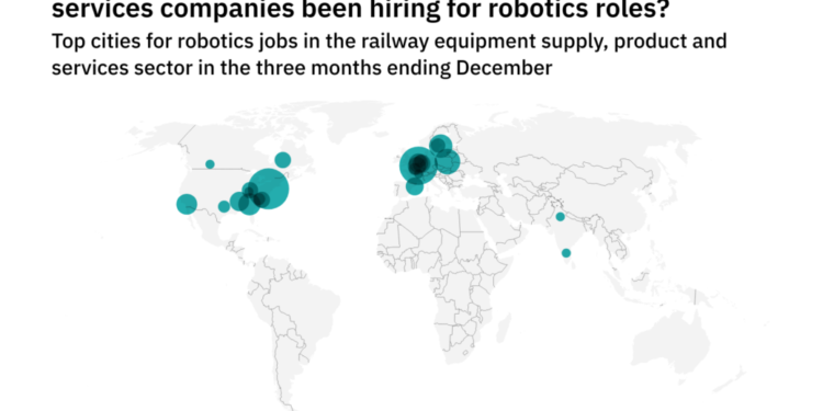 Europe is seeing a hiring boom in railway industry robotics roles