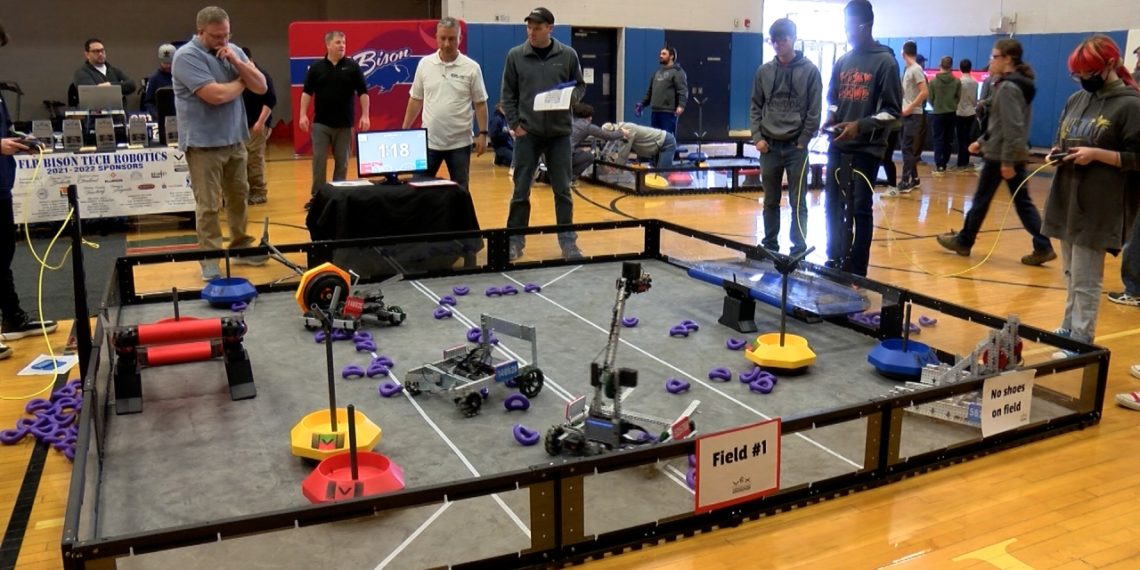 Students compete for robotics state championship