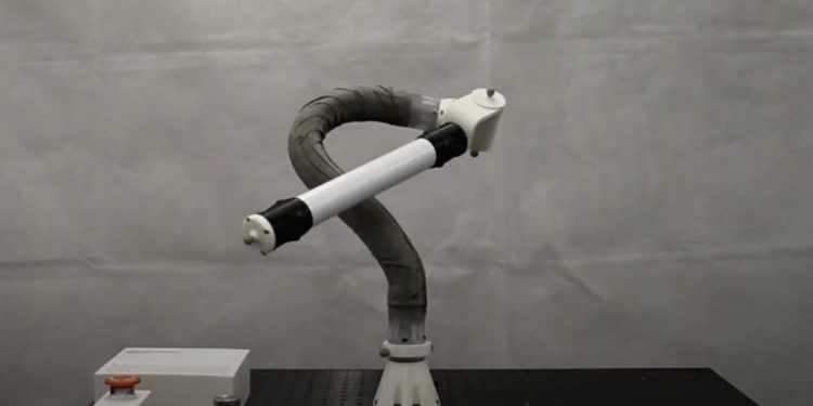 Flexible Robotic Arm Guided by AR Goggles