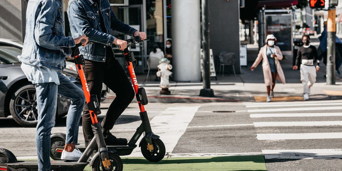 Spin’s electric scooters will be available to rent in the Lyft app
