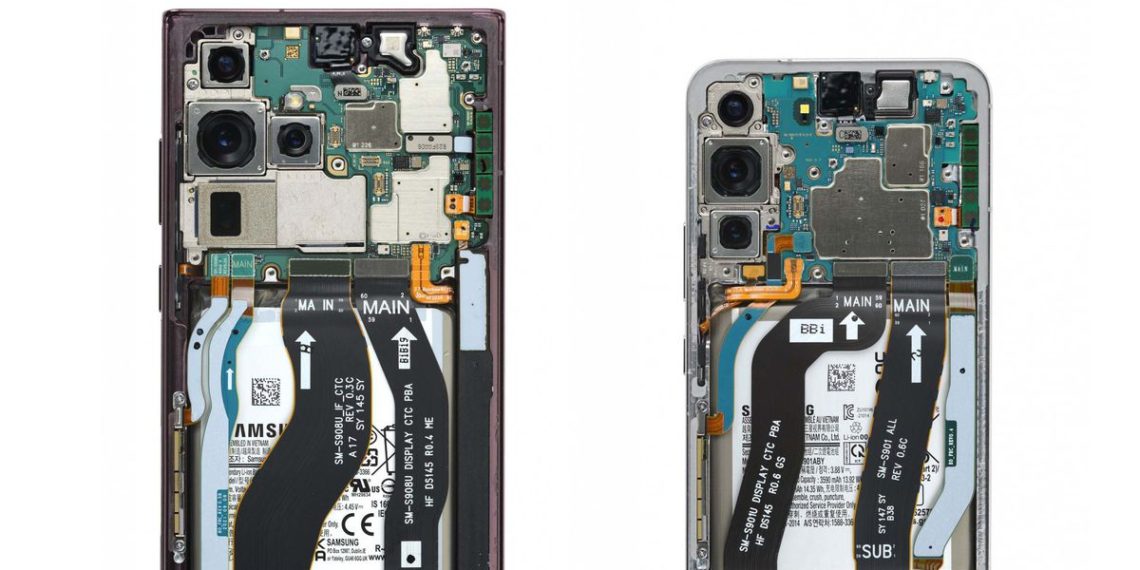 iFixit teardown shows how Samsung packed an S Pen into the S22 Ultra