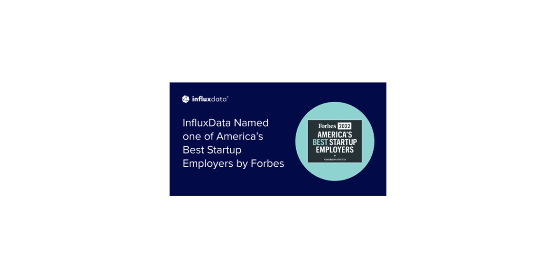 InfluxData Named One of America’s Best Startup Employers by Forbes