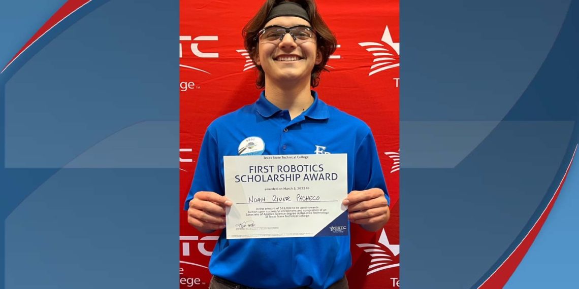 Frenship High School student receives TSTC scholarship at robotics competition | KLBK | KAMC