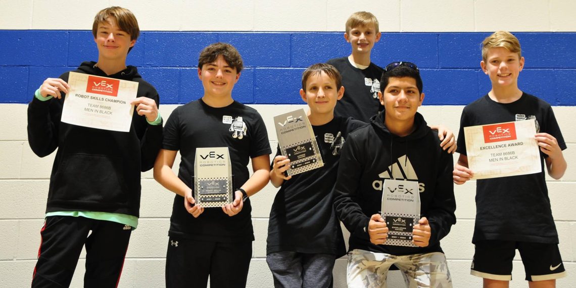 Greenville students compete against the world in robotics