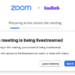Zoom is making it easy to plug your meeting directly into Twitch