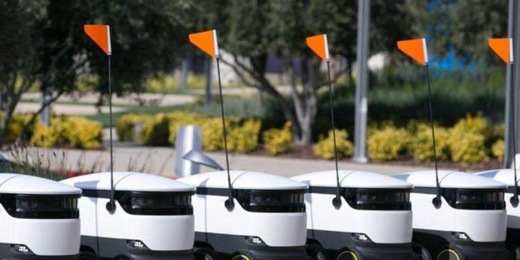 Time lapse video shows exactly how hard our delivery robots work in Milton Keynes