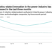 Robotics innovation among power industry companies rebounded in the last quarter