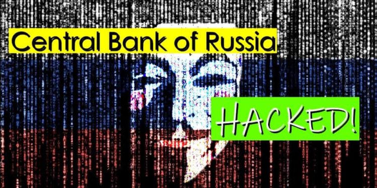 Anonymous Hacks Central Bank of Russia; Leaks 28GB of Data