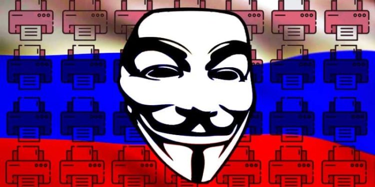 Anonymous hacks unsecured printers to sends anti-war messages across Russia