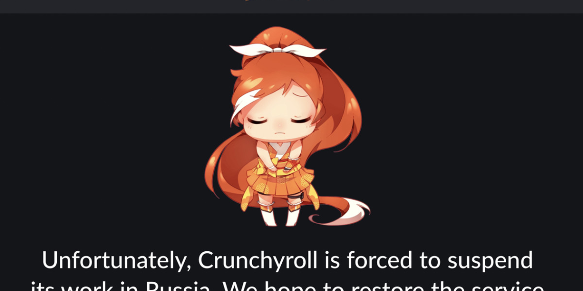 Sony pulls Crunchyroll, home entertainment releases from Russia