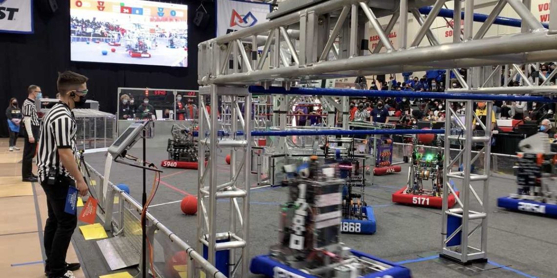 FIRST Robotics competition in full swing at Seaside High School