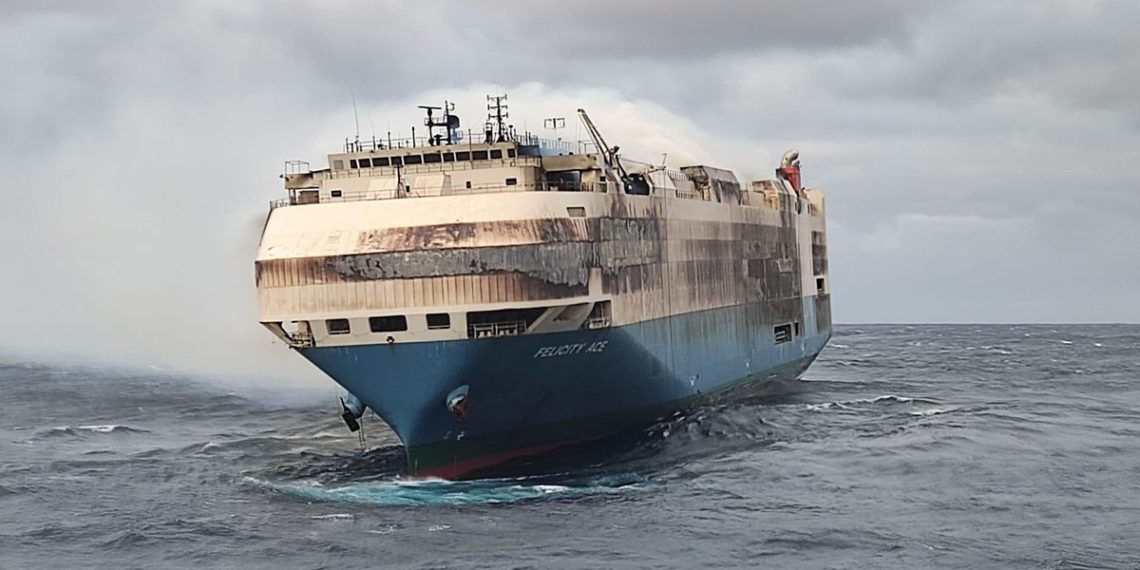 Cargo ship carrying Porsches, Lamborghinis, and Bentleys sinks in the Atlantic