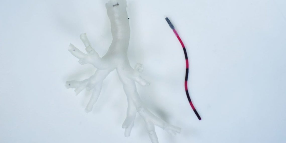 ‘Magnetic Tentacle Robot’ Could Slink Around Inside Patients’ Lungs