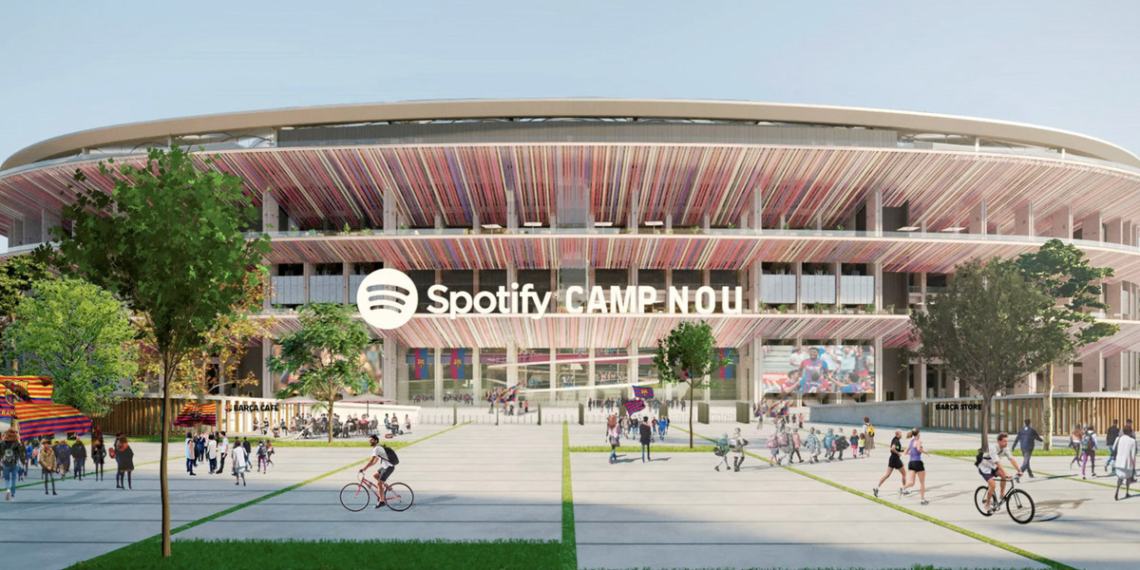 FC Barcelona’s massive stadium is now Spotify Camp Nou