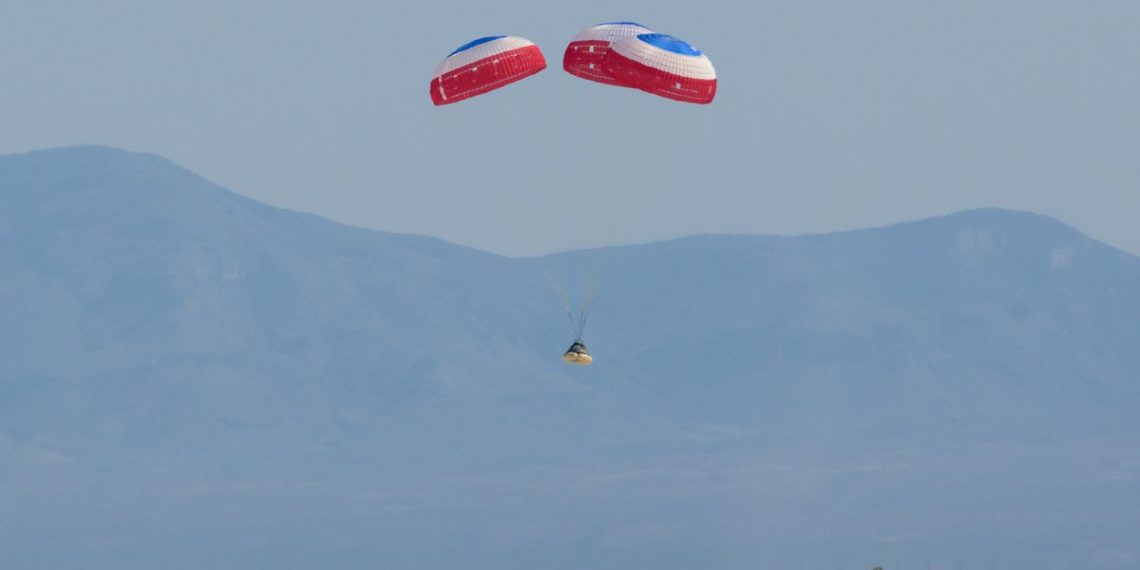Boeing’s Starliner spacecraft returns to Earth, wrapping up critical test mission
