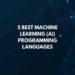5 Best Machine Learning (AI) Programming Languages (2022)