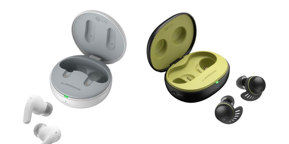 LG‘s latest earbuds include head-tracking spatial audio