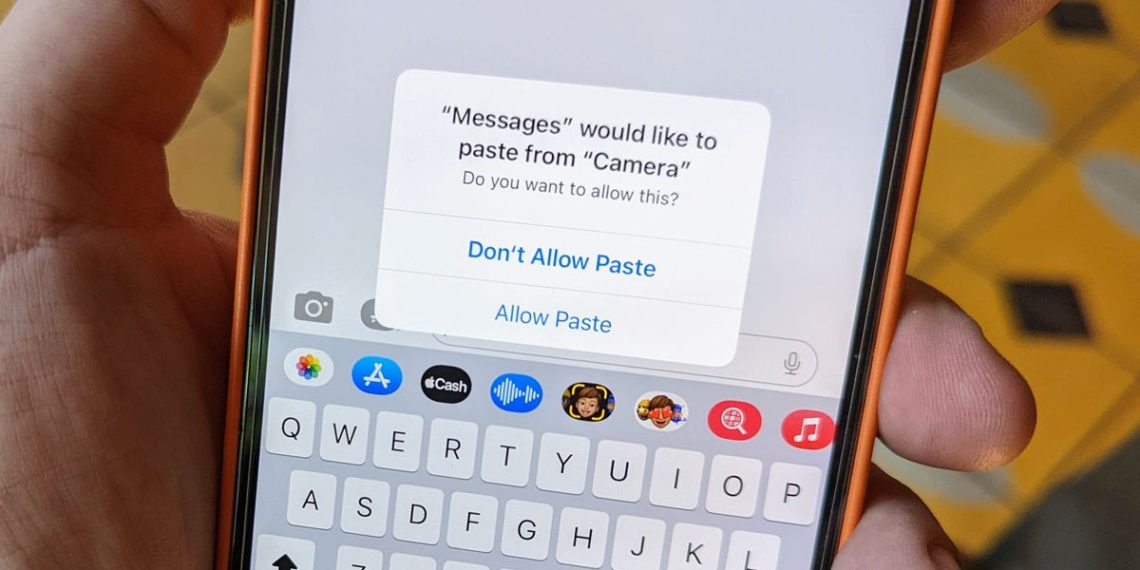 Apple is too strict with copy and paste in iOS 16