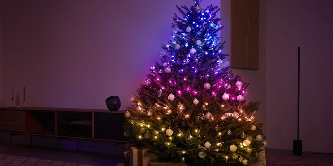 Philips Hue’s Festavia string lights are sparkly, colorful, and expensive