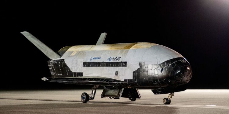 The Space Force’s X-37B spaceplane returns to Earth after over two years in space