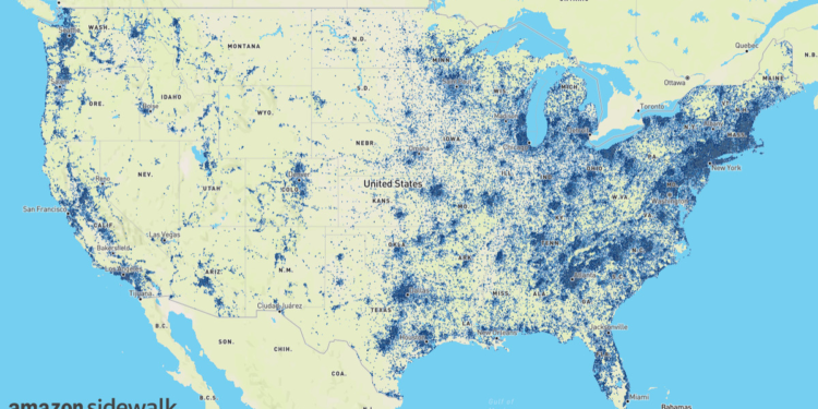 Amazon has just opened up its Sidewalk network to give any gadget free low speed data
