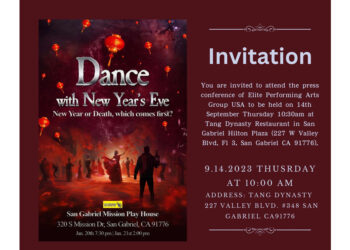 New play “Dance With New Year’s Eve “ is coming from Elite Performing Arts Group USA #Monterey Park mass shooting will be on the stage