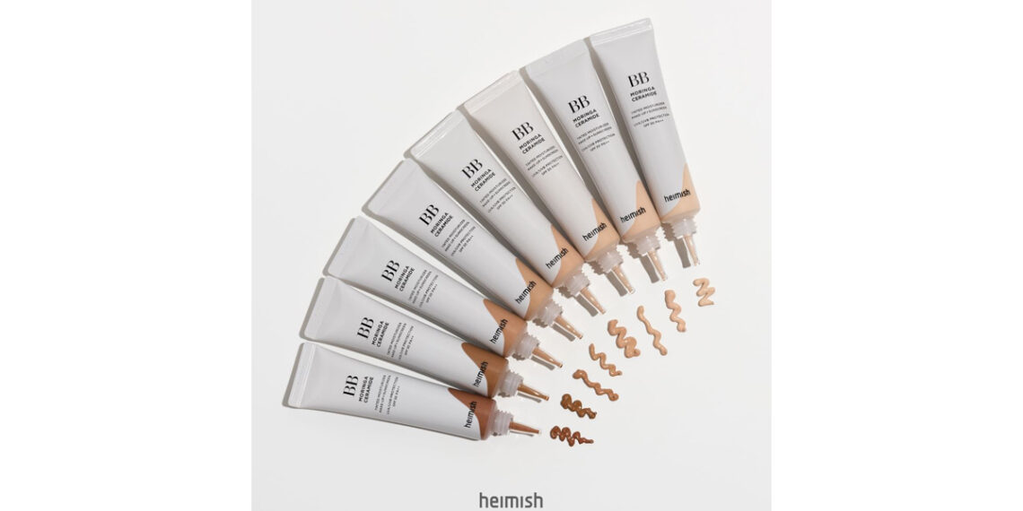 Heimish aims at the global market with Moringa Ceramide BB Cream which extend shades with 8 colors by targeting skin tone of global users.