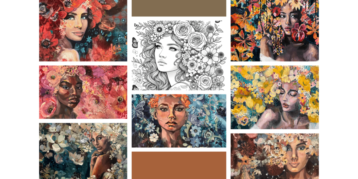 Sarah Andreas Launches Unique AI-Enhanced Coloring Pages Inspired by Art
